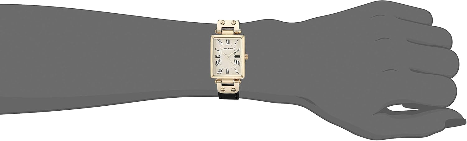 Anne Klein Women's Leather Strap Watch, AK/3752 - Image 5