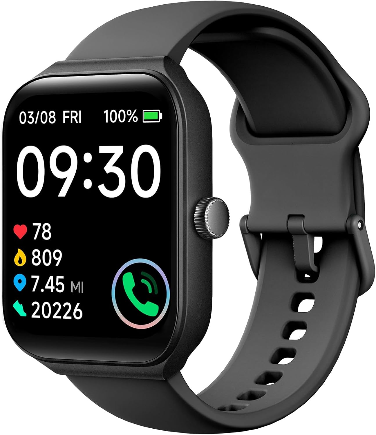 Smart Watch for Men Women Alexa Built-in, 1.95" Fitness Tracker with Answer/Make Calls, IP68 Waterproof/Heart Rate/Sleep Tracker/100 Sports, Fitness Watch Compatible Android iOS - Image 2