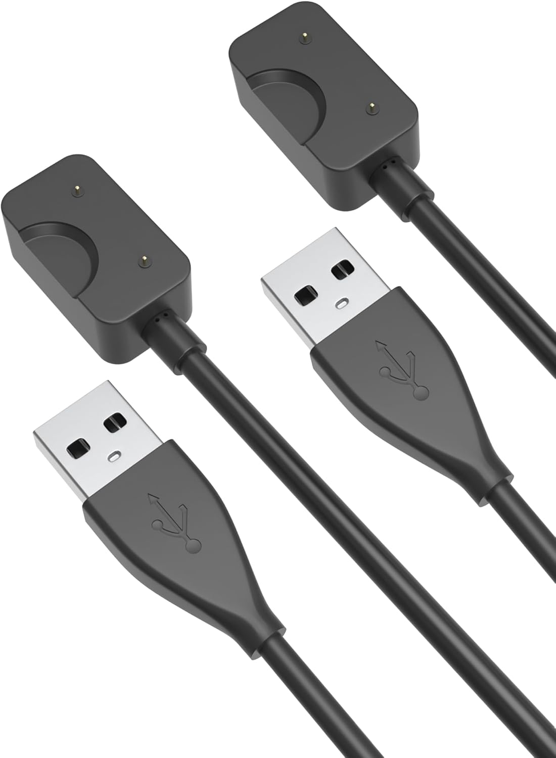 2Pack Magnetic USB Charging Cord for Samsung Galaxy Fit 3 Fitness Tracker (SM-R390), 3.3ft / 100cm - Image 2