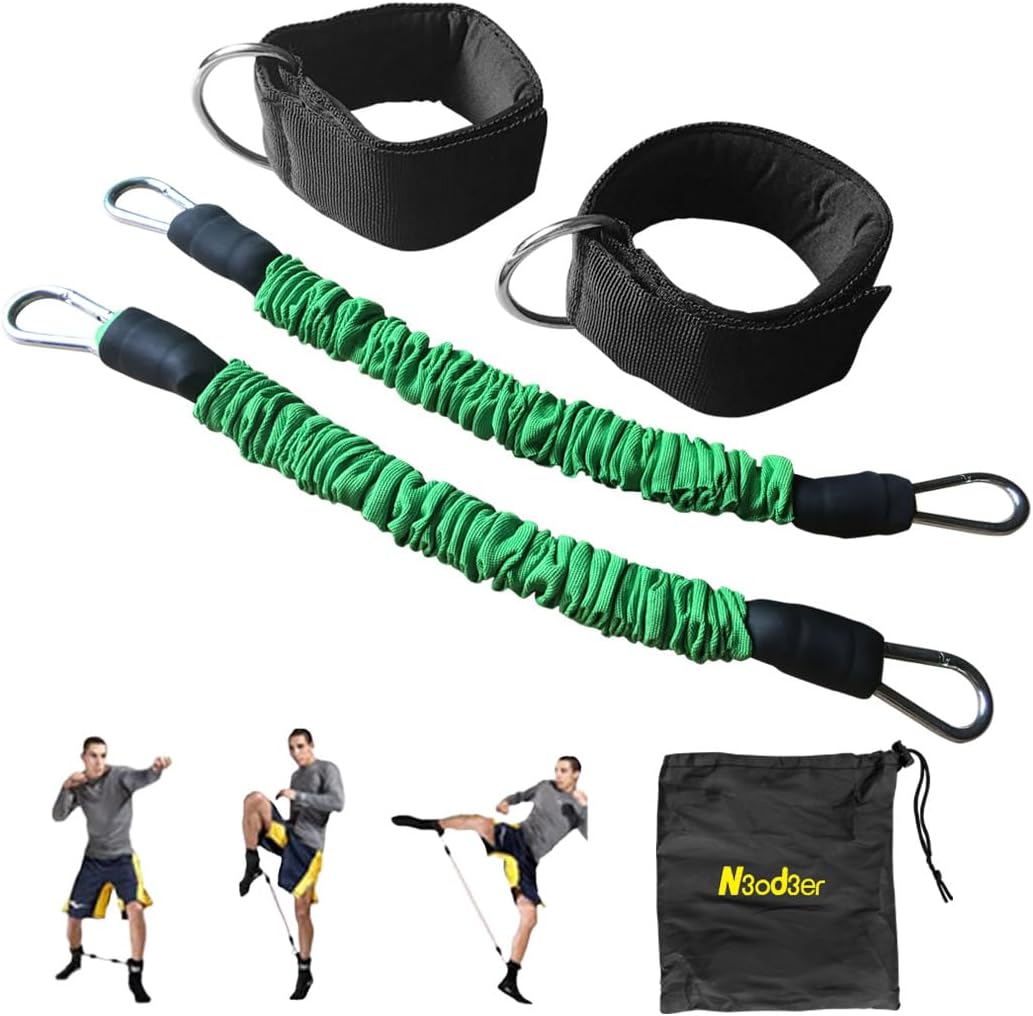 Ankle Resistance Training Speed and Agility Training Tool Ankle Resistance Bands for Football Basketball Taekwondo Yoga Boxing Soccer Kick Boxing Thai Punch Karate Running - Image 2