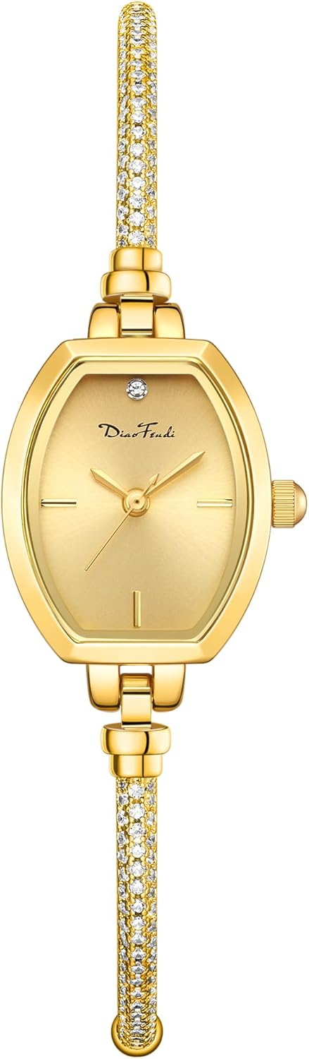 Petite Bracelet Watch for Women, Gifts for Girlfriend Diamond Dress Analog Watch Waterproof - Image 3