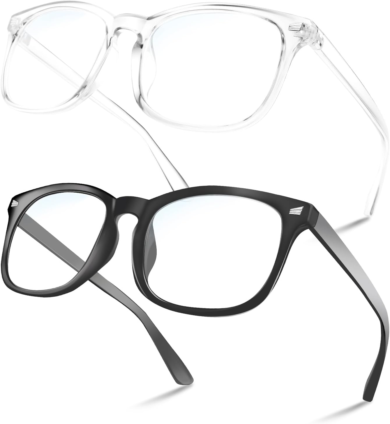 NZKNP Blue Light Glasses for Woman,Blue Light Glasses,Blue Light Glasses Men,Bluelight Glasses Womens,Fake Glasses - Image 2