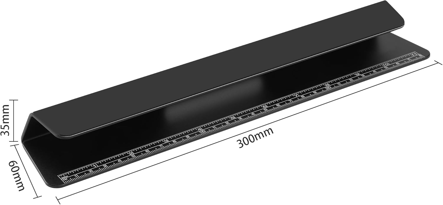 Laptop Cooling Stand Aluminium- Improved Cooling, Ergonomics, Stability, and Versatility - Compatible with MacBook and All Laptop, with Ruler - Image 4