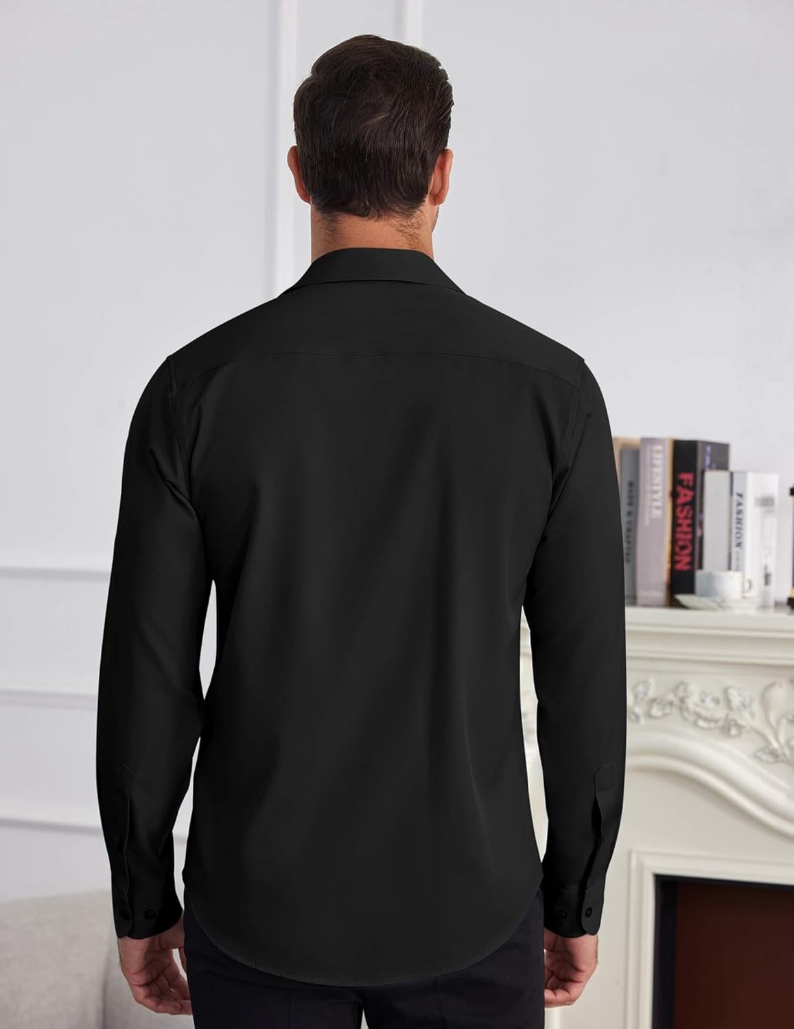 COOFANDY Mens Dress Shirts Wrinkle Free Long Sleeve Button Down Shirt Formal Business Shirts - Image 5
