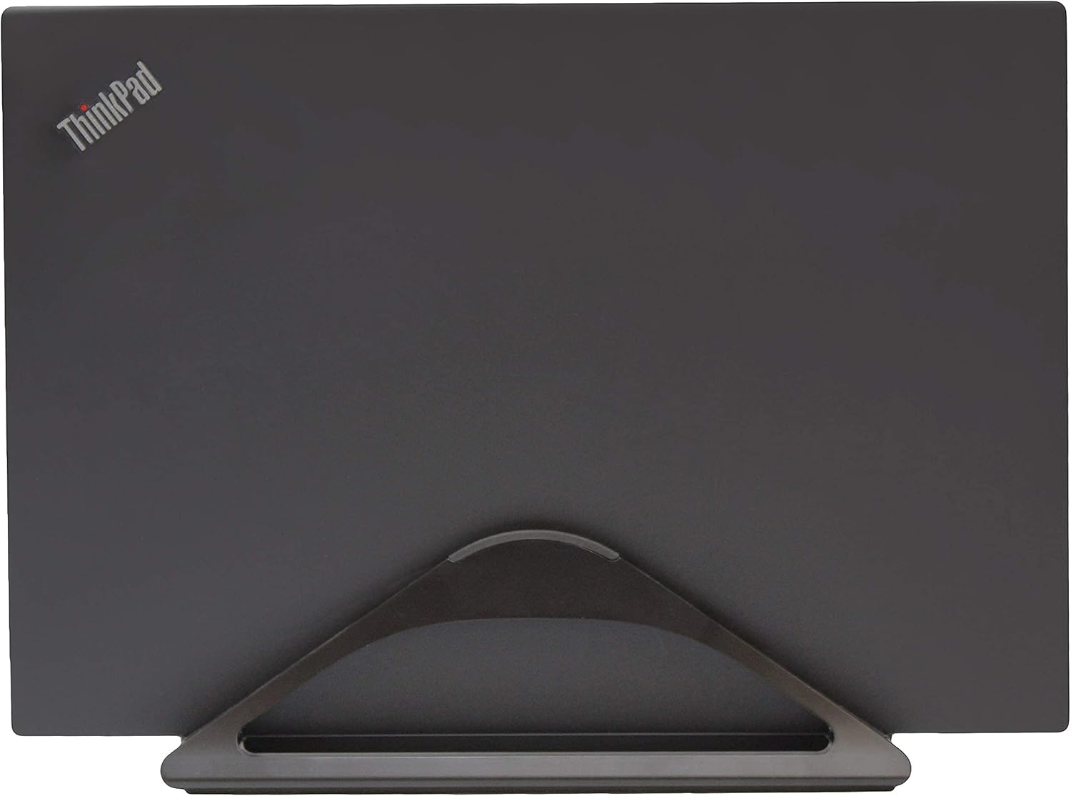 HumanCentric Vertical Laptop Stand for Desks (Matte Black) | Adjustable Holder to Dock Apple MacBook, MacBook Pro, and Other Laptops to Organize Work & Home Office - Image 10