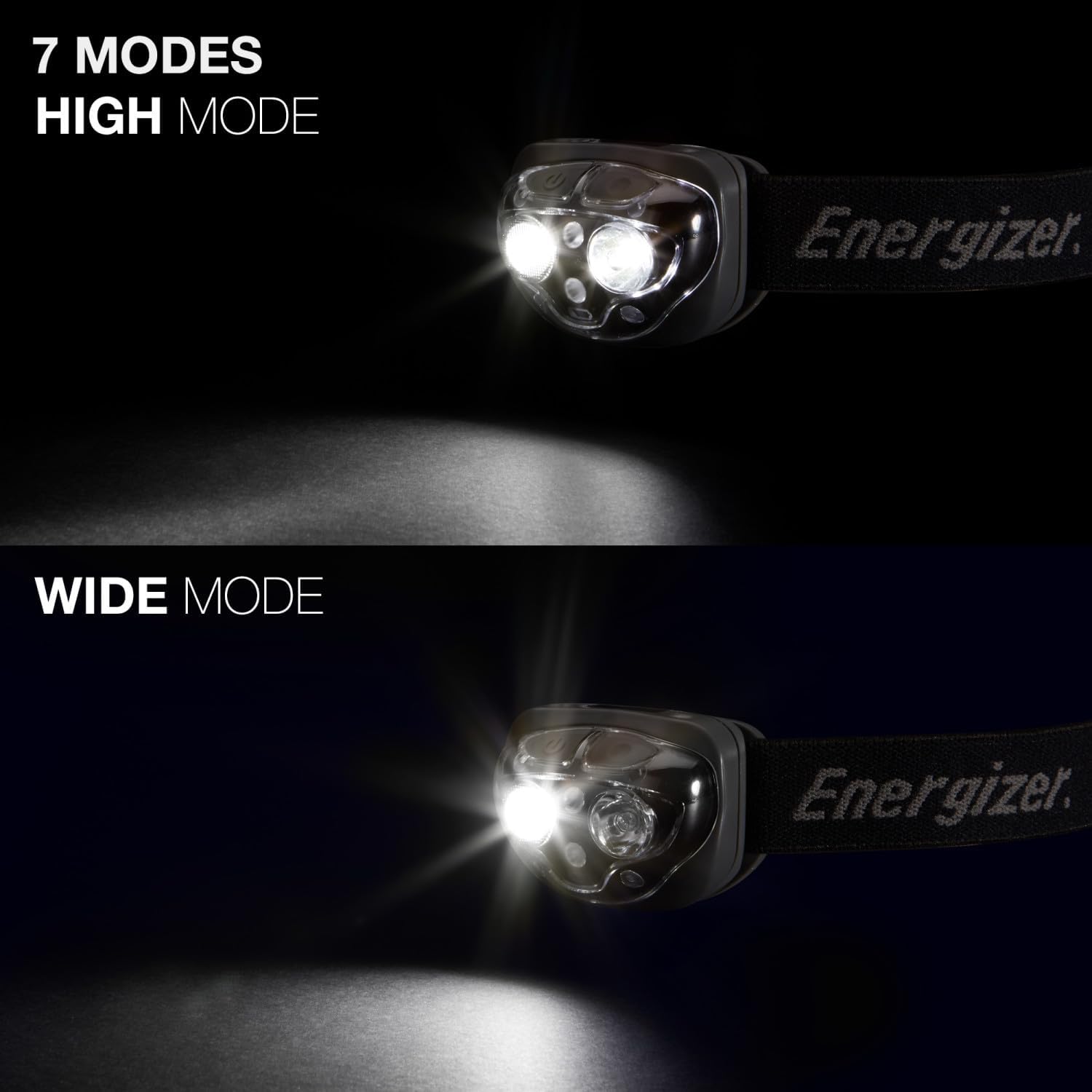 Energizer LED Headlamp Pro360, Rugged IPX4 Water Resistant Head Light, Ultra Bright Headlamps for Running, Camping, Outdoor, Storm Power Outage (Batteries Included) - Image 3