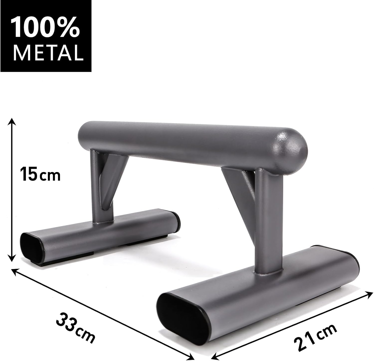 Push-Up Stand - Durable Metal Construction, Non-Slip Pads, Wrist-Friendly Design for Full-Body Workouts, Ergonomic Home/Gym Equipment - Image 8