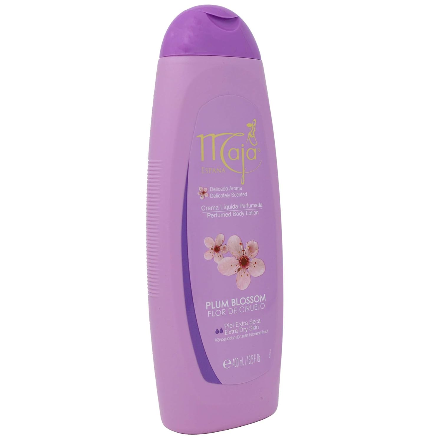 Maja Plum Blossom Body Lotion, Perfumed Body Lotion with Almond Oil and Vitamin E for Dry Skin, Keeping your Skin Hydrated, Floral and Fruity Fragrance, 2-Pack of 13.5 FL Oz each, 2 Bottles - Image 5