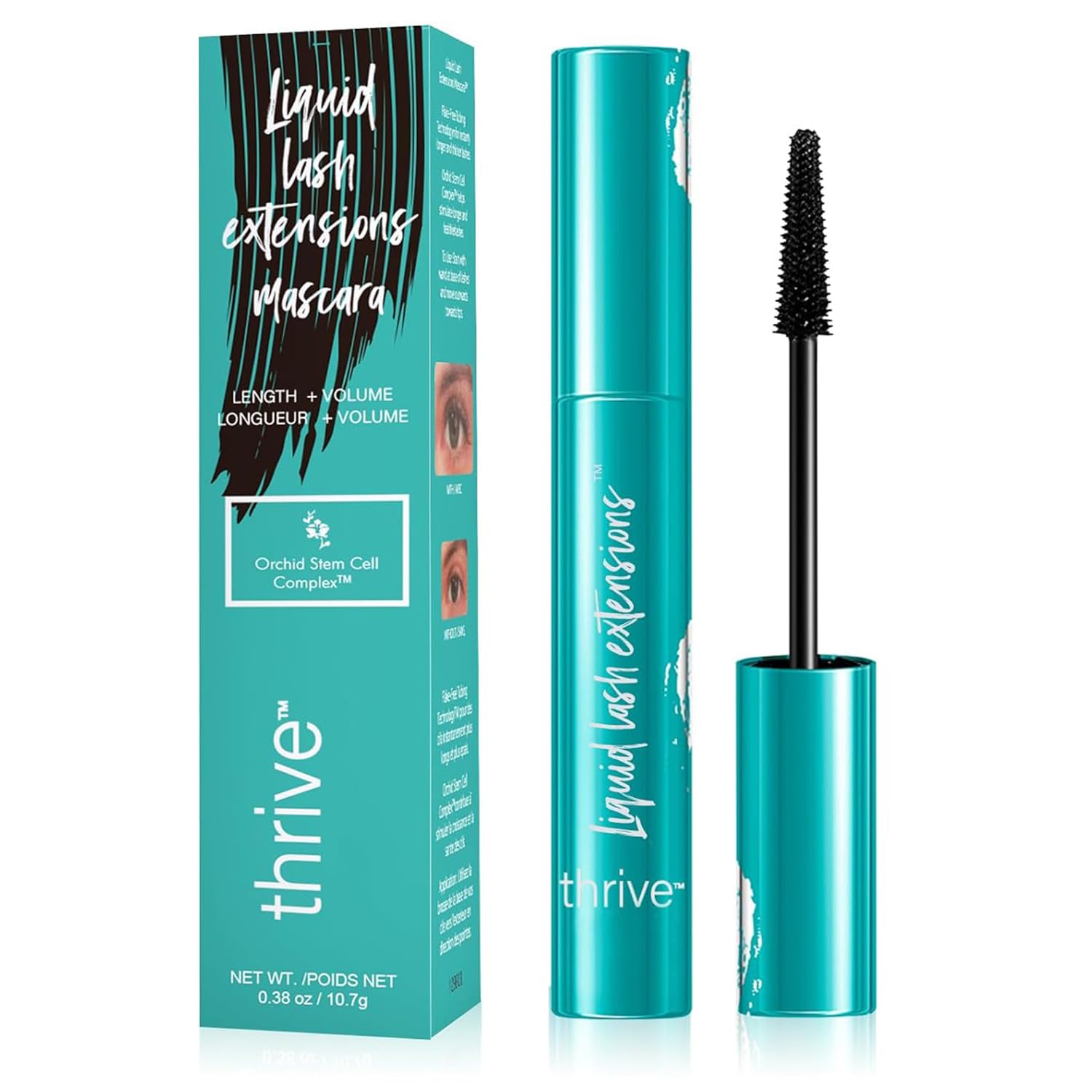 Mascara Liquid Lash Extensions - Brynn Thick and Slender, Waterproof and Sweat Resistant(Black 10.7g/0.38 OZ) - Image 2
