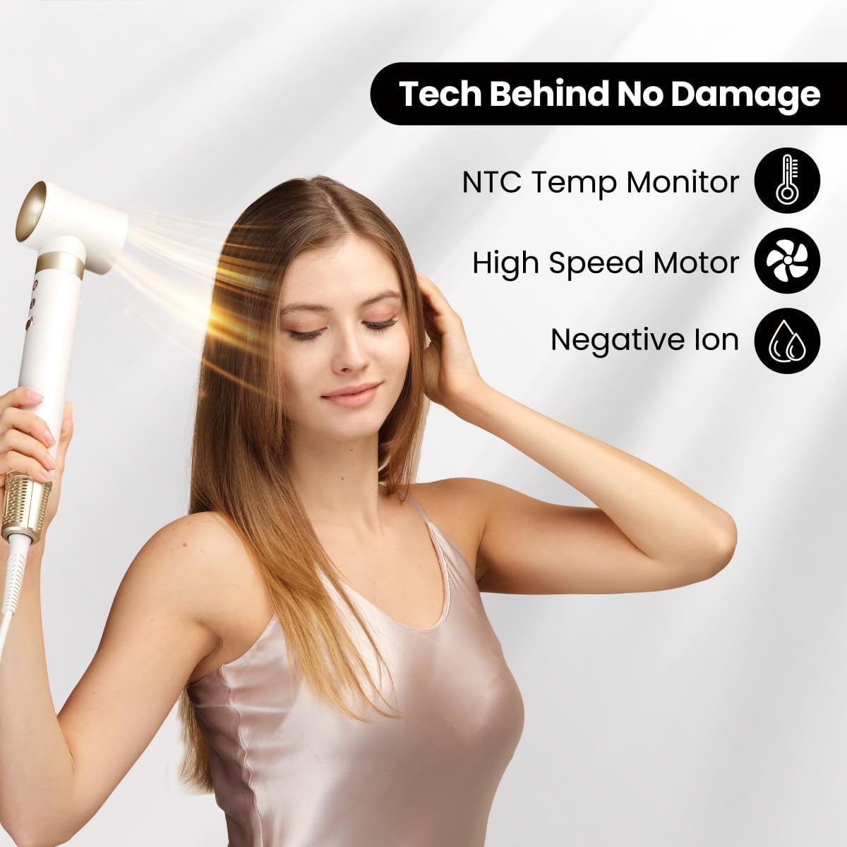 6-in-1 Air Wrap Multi Hair Styler - Advanced High-Speed Dryer & Auto Curler, Tight Grip, Fast Drying, No Heat Damage, Styling System Set - Image 6