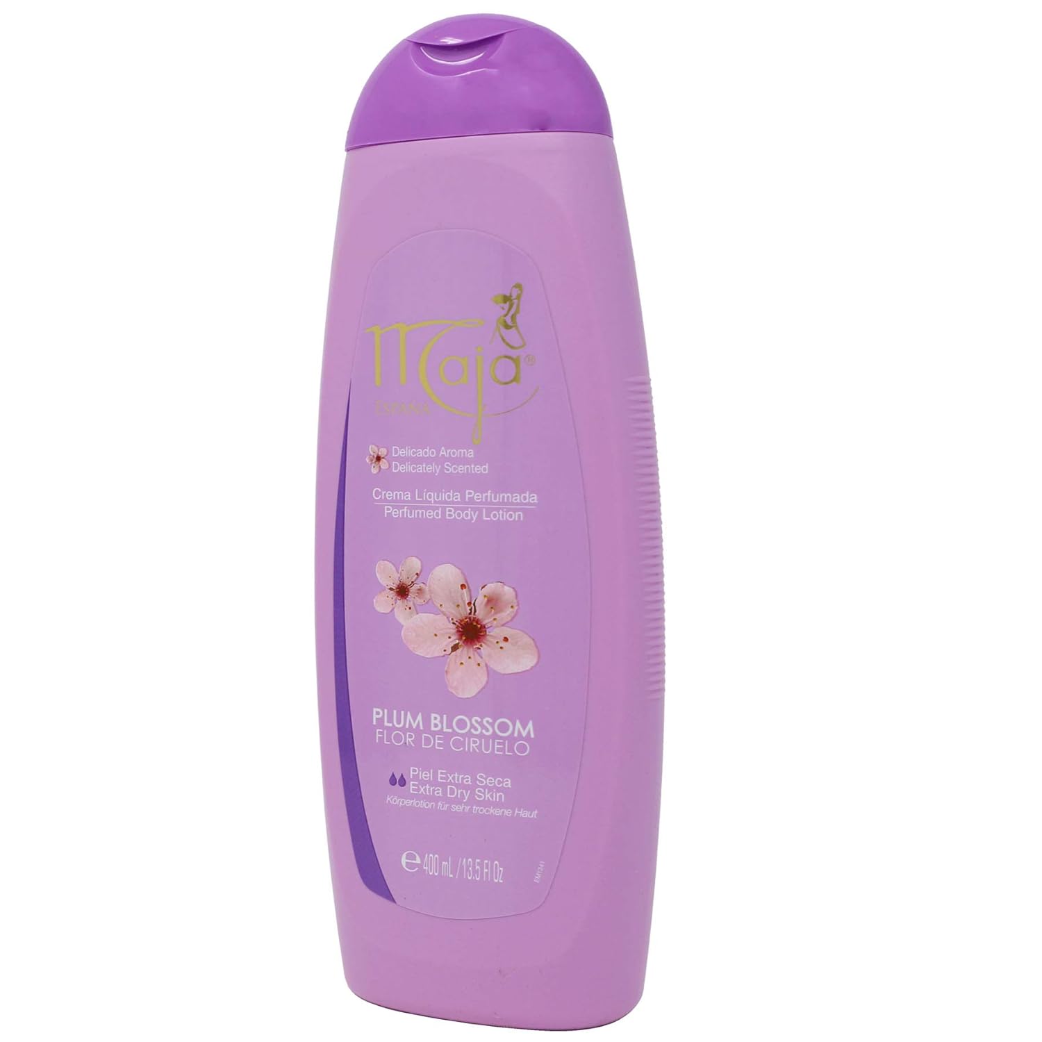 Maja Plum Blossom Body Lotion, Perfumed Body Lotion with Almond Oil and Vitamin E for Dry Skin, Keeping your Skin Hydrated, Floral and Fruity Fragrance, 2-Pack of 13.5 FL Oz each, 2 Bottles - Image 6