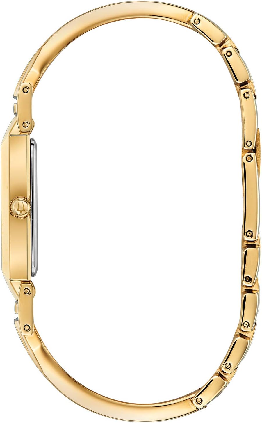 Bulova Ladies' Classic Diamond Dial Quartz Stainless Steel Watch, Rectangle, Mother-of-Pearl - Image 3