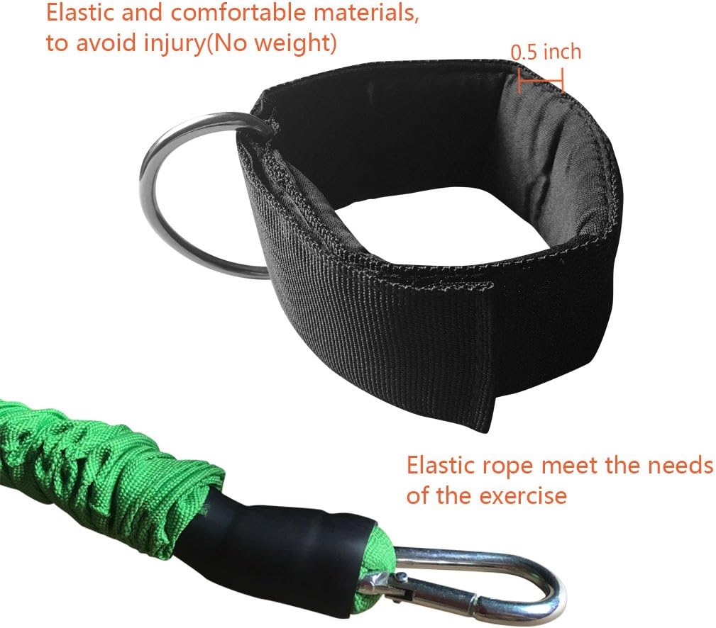 Ankle Resistance Training Speed and Agility Training Tool Ankle Resistance Bands for Football Basketball Taekwondo Yoga Boxing Soccer Kick Boxing Thai Punch Karate Running - Image 7