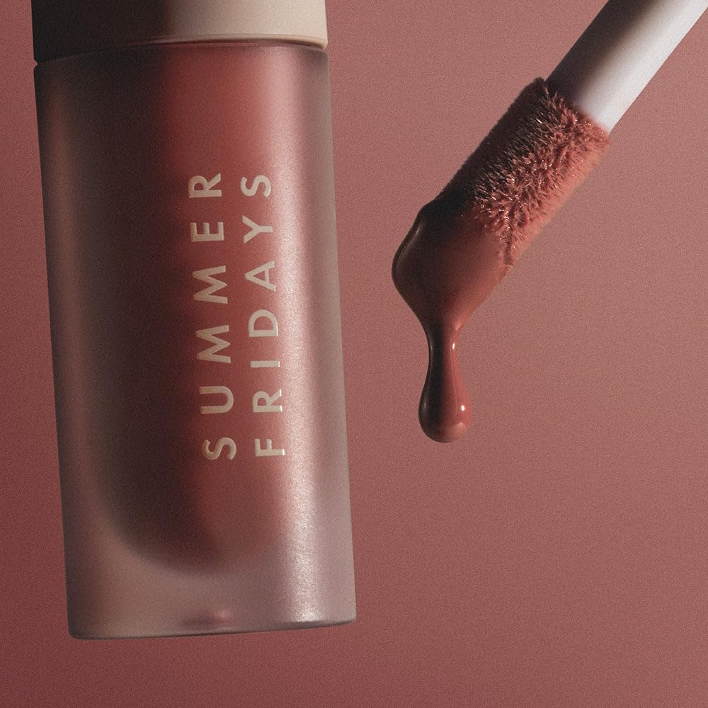 Summer Fridays Dream Lip Oil - Tinted Lip Oil with Moisturizing Sheer Coverage, High-Shine and Deep Hydration - Non-Sticky Formula for Long-Lasting Softness - Blush Dreams (0.15 Oz) - Image 7