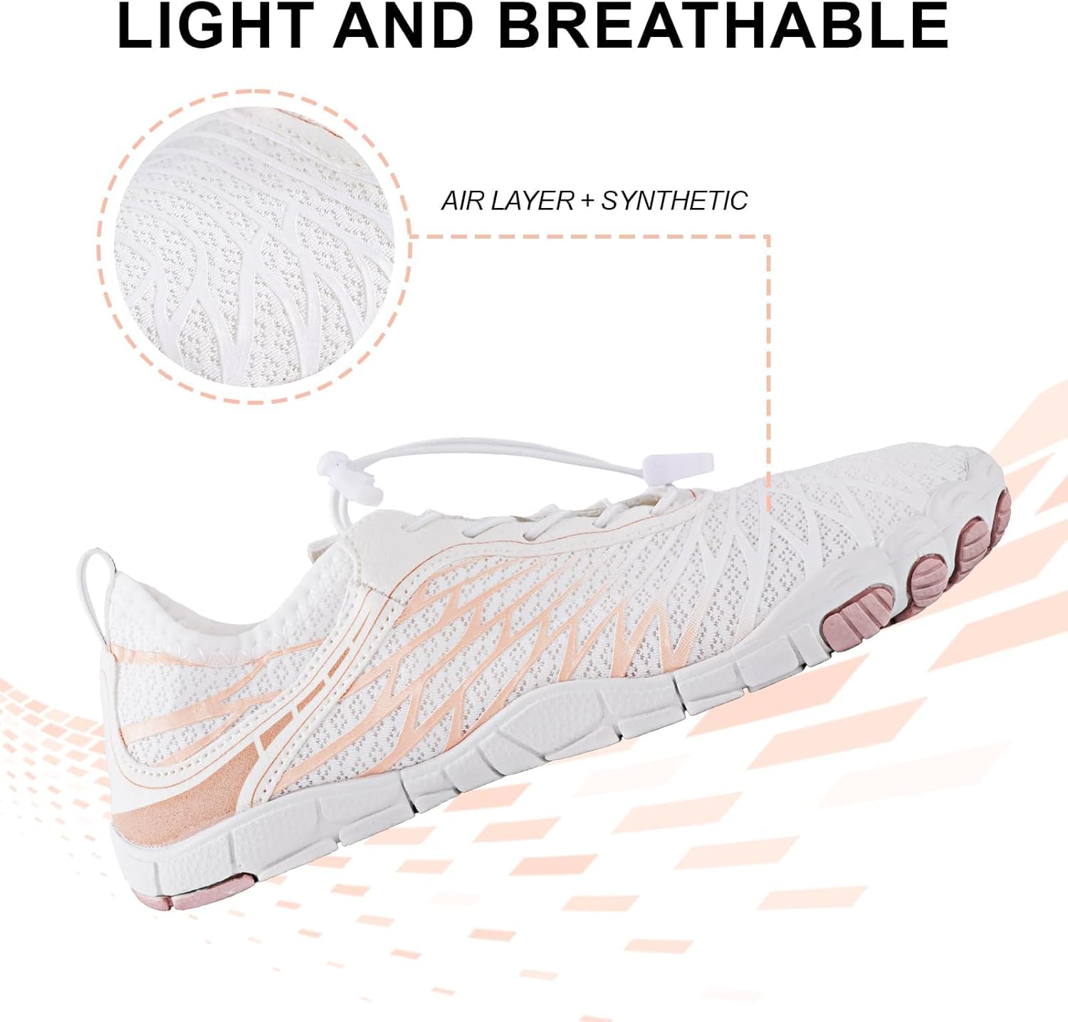 StoneLiquid Hike Barefoot Shoes for Women Men Waterproof Trail Running Healthy & Non-Slip Barefoot Footwear - Image 3