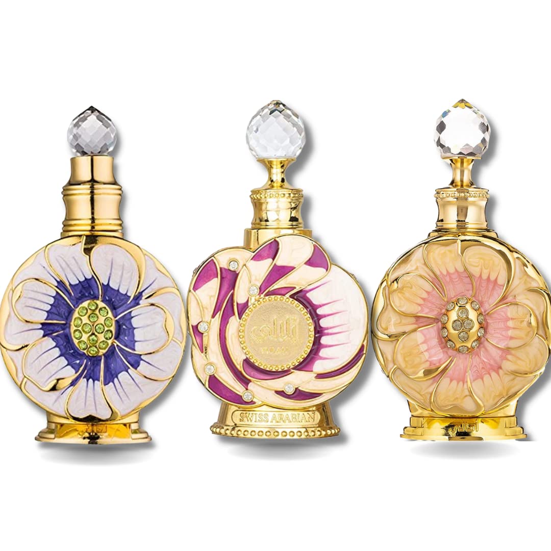 Swiss Arabian Layali,Yulali, & Amaali concentrated perfume oils 15ML (0.5Oz). (ORIENTAL COLLECTION) - Image 2