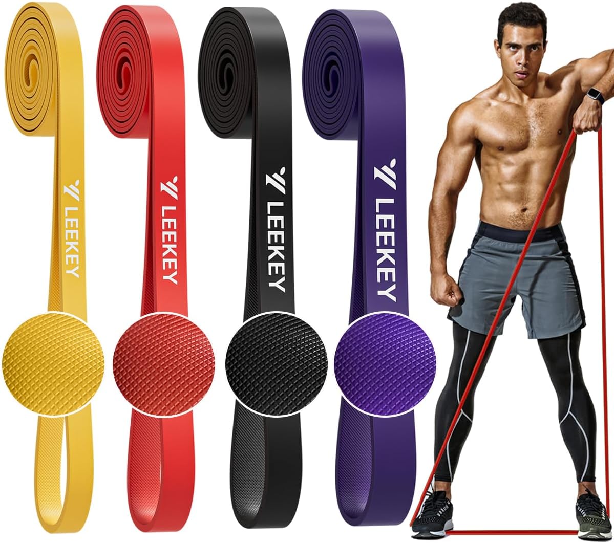 LEEKEY Resistance Bands Set - Pull Up Assist Bands for Men and Women Fitness Training, Physical Therapy, Home Workouts - Image 2