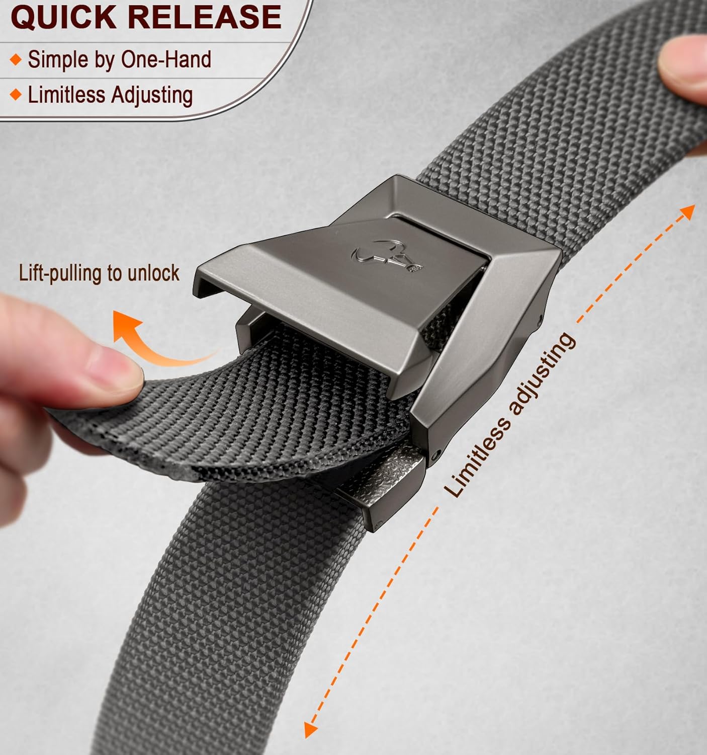 BULLIANT Men Stretch Belt, Nylon Rigger Web EDC Holster Belt for Gift Men Hiking Tactical Military Heavy Duty 1 3/8" - Image 4