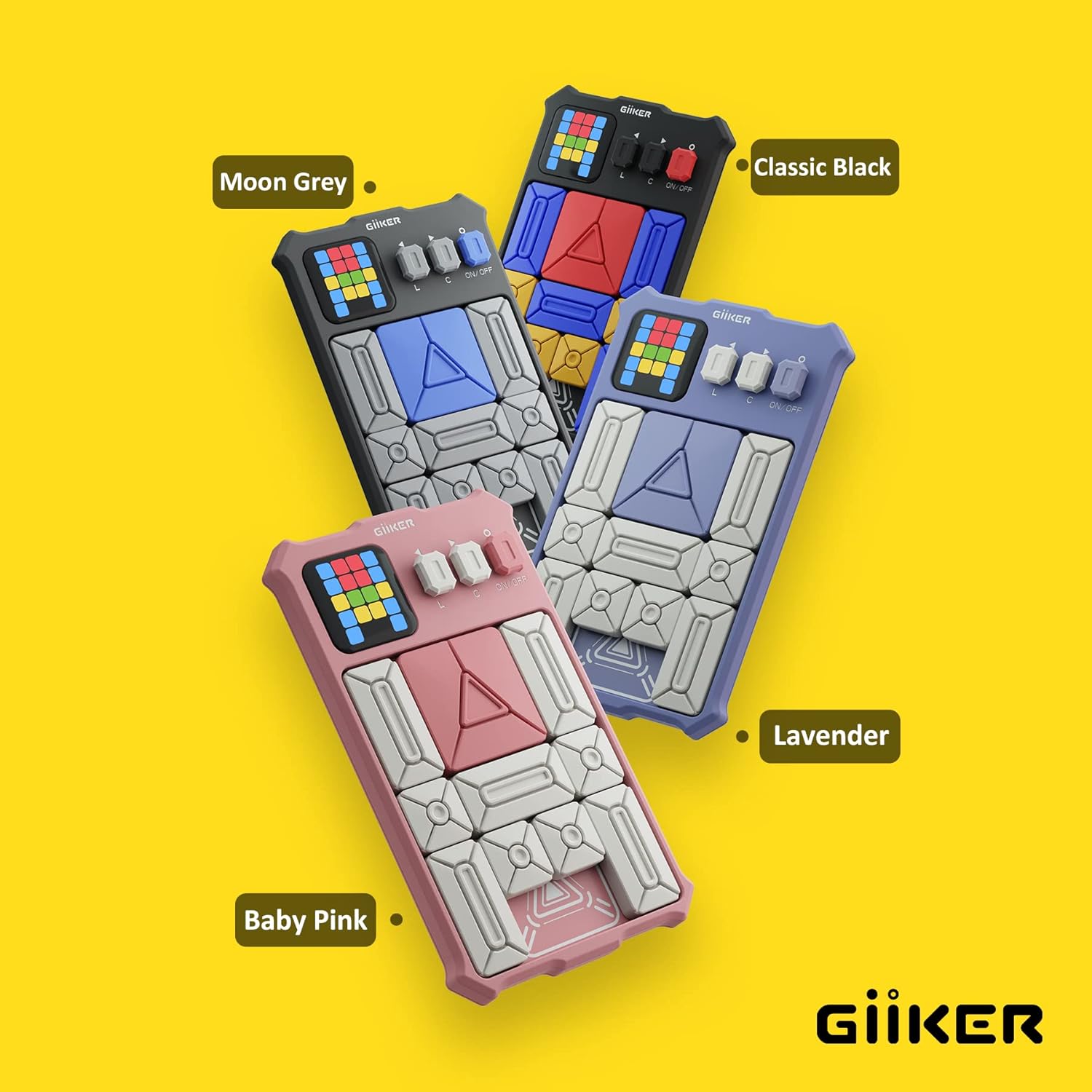 GiiKER Super Slide Puzzle Games, Original 500+ Challenges Brain Teaser Puzzle, Toys for Kids, Travel Games Birthday Gifts Easter Stocking Stuffers for Boys Girls, Activities for Road Trips - Lavender - Image 8