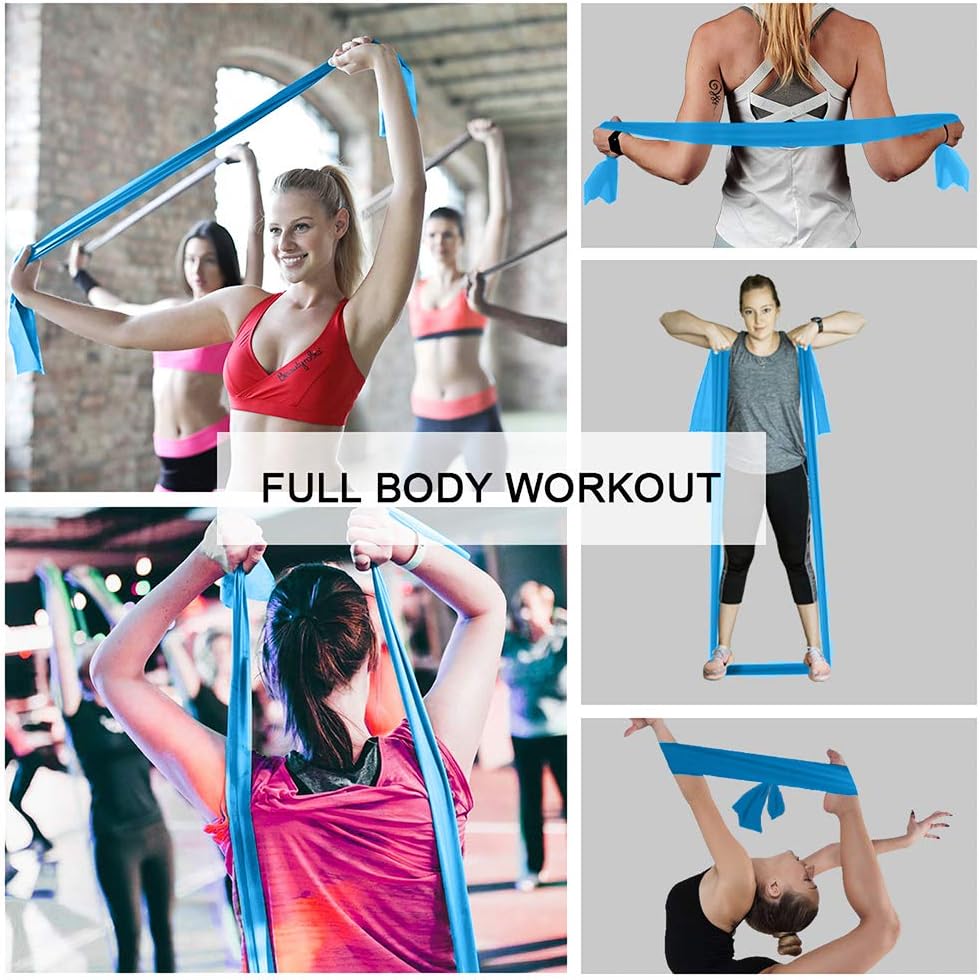 Resistance Bands,Professional Long Non-Latex Elastic Stretch Bands,Exercise Bands for Physical Therapy, Yoga, Pilates, Rehab, at-Home or The Gym Workouts, Strength Training - Image 8
