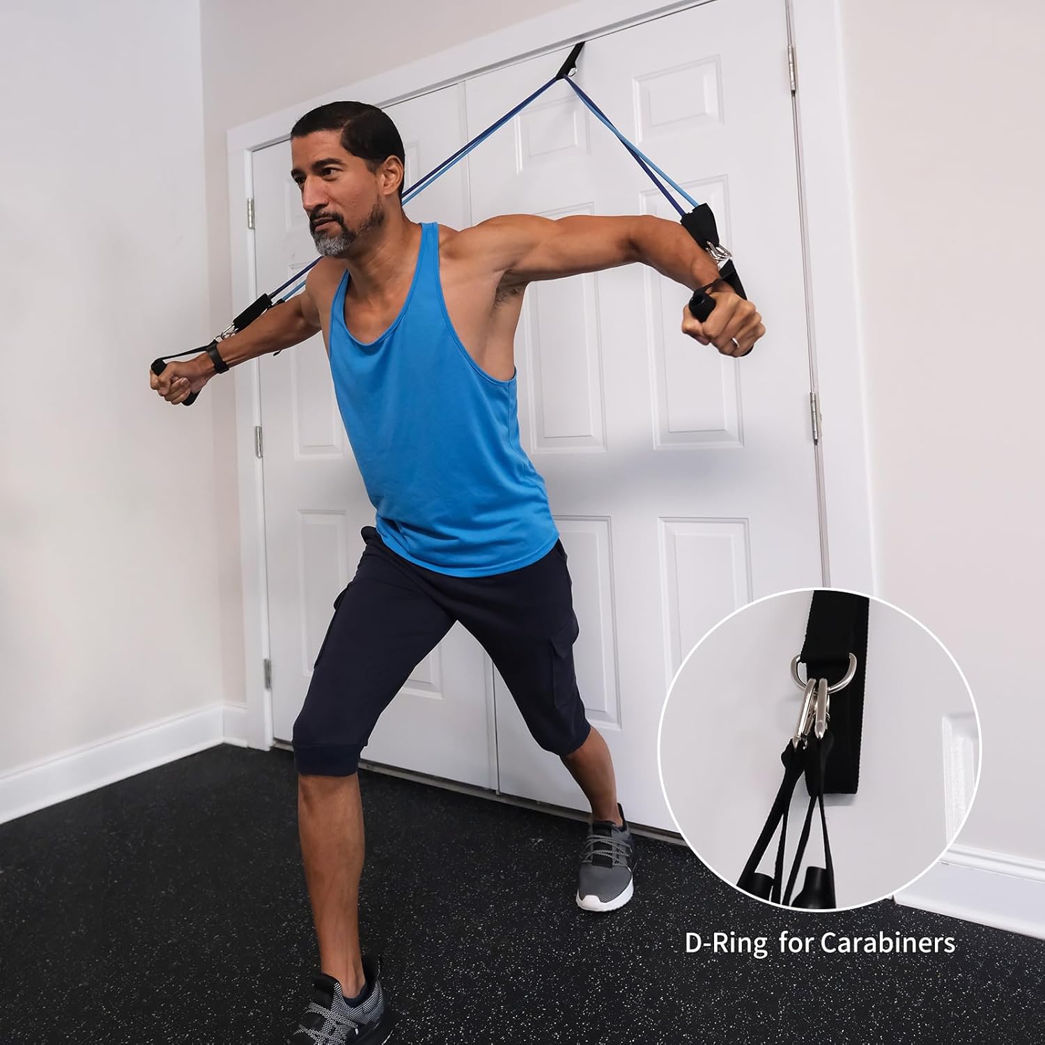 Resistance Bands Set with Separate Outdoor Anchor, KAKICLAY Exercise Bands for Indoor and Ourdoor Use, Versatile Resistance Bands for Men and Women - Image 7
