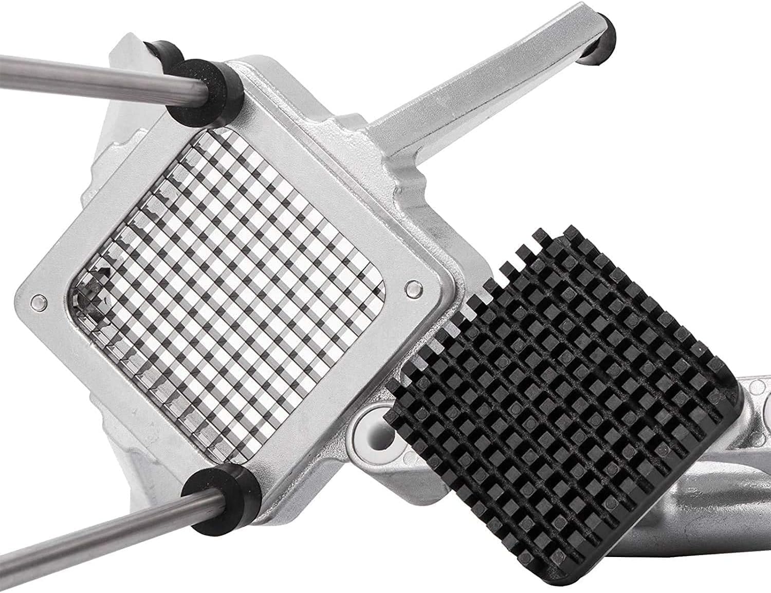 Commercial Vegetable Fruit Chopper W/6-Wedge Slicer&1/4″&3/8″&1/2" Blade Professional Food Dicer French Fry Cutter Onion Slicer Stainless Steel For Tomato Peppers Potato Mushroom - Image 4