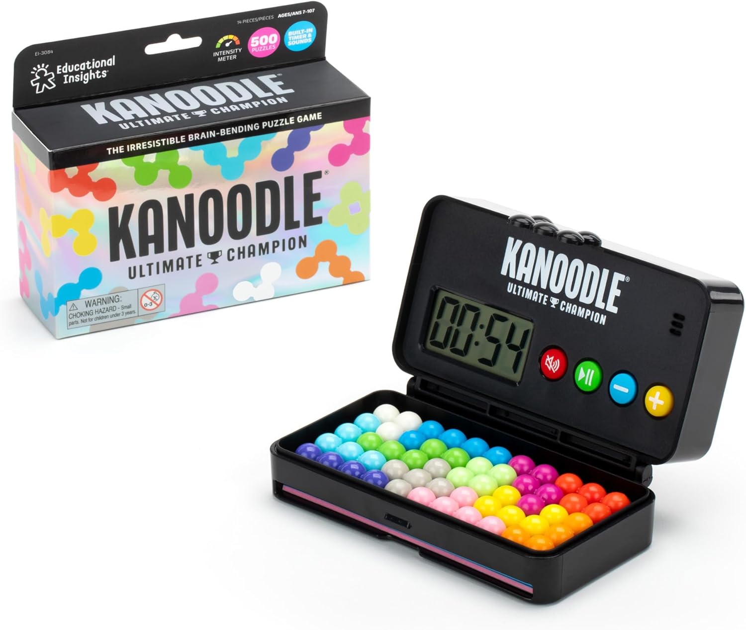 Educational Insights Kanoodle® Ultimate Champion 3D - Brain Teaser Puzzle Game, Featuring 500 Challenges, Gift for Ages 7+ - Image 2