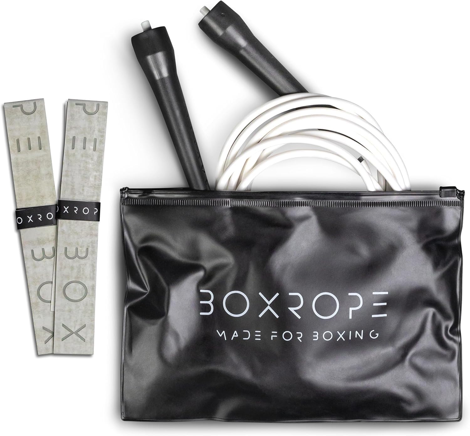 A Jump Rope Made For Boxing, Tangle-Free, 15% Heavier Than A Normal PVC Rope, Boxer Jump Rope, Adjustable, Includes Grip Tapes For More Grip, Skipping Rope for Boxers, Premium Quality - Image 2