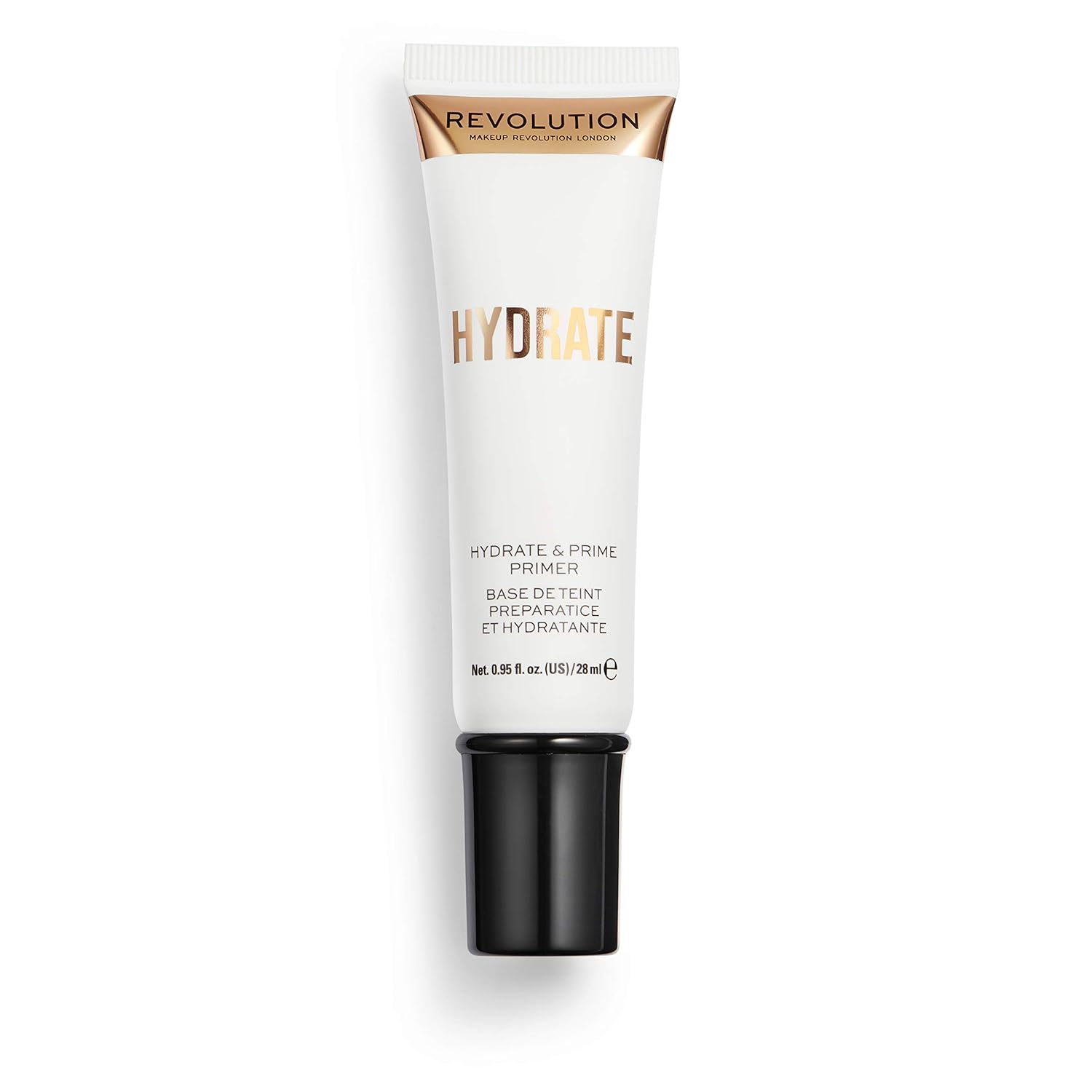 Makeup Revolution Hydrate Primer, Water-Based Primer with Vitamin E & Hyaluronic Acid, Lightweight Formula, Vegan & Cruelty-Free, 0.95 Fl Oz - Image 2