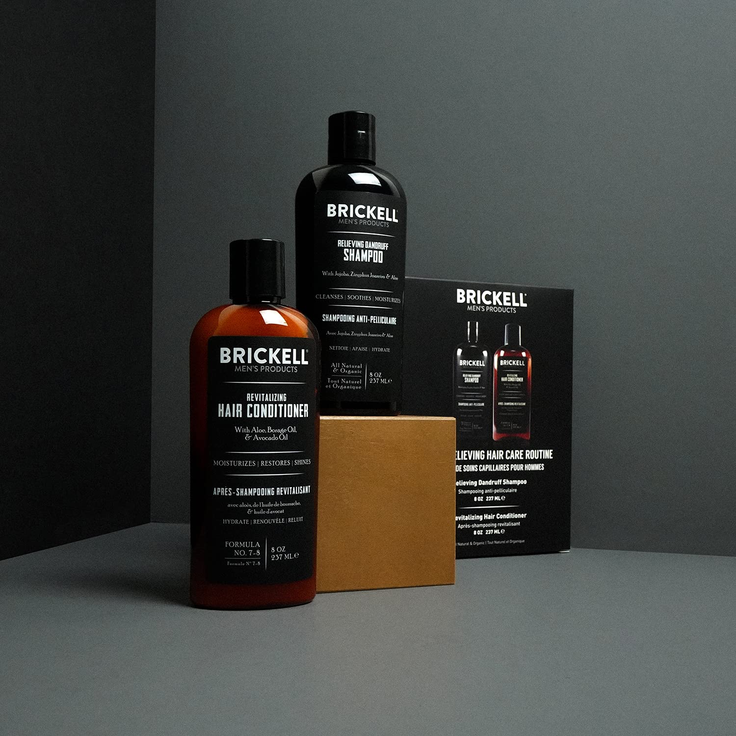 Brickell Men’s Daily Relieving Hair Care Routine, Dandruff Shampoo and Conditioner Set For Men, All Natural and Organic, Scented - Image 7