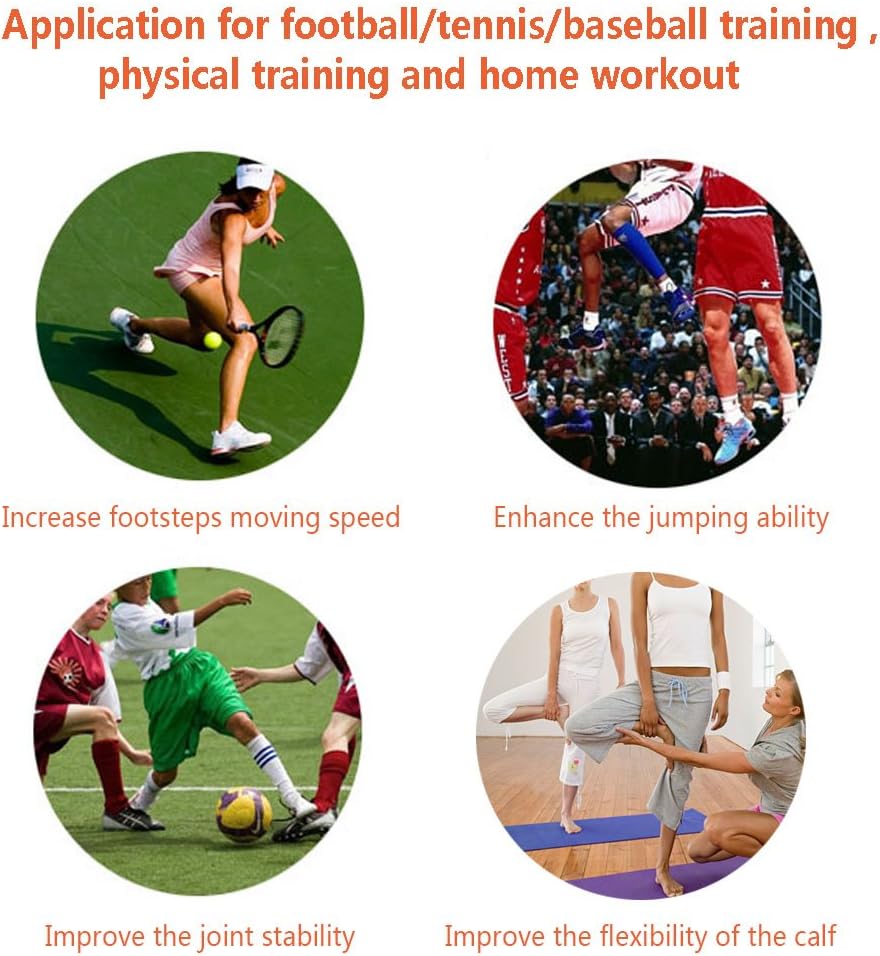 Ankle Resistance Training Speed and Agility Training Tool Ankle Resistance Bands for Football Basketball Taekwondo Yoga Boxing Soccer Kick Boxing Thai Punch Karate Running - Image 5
