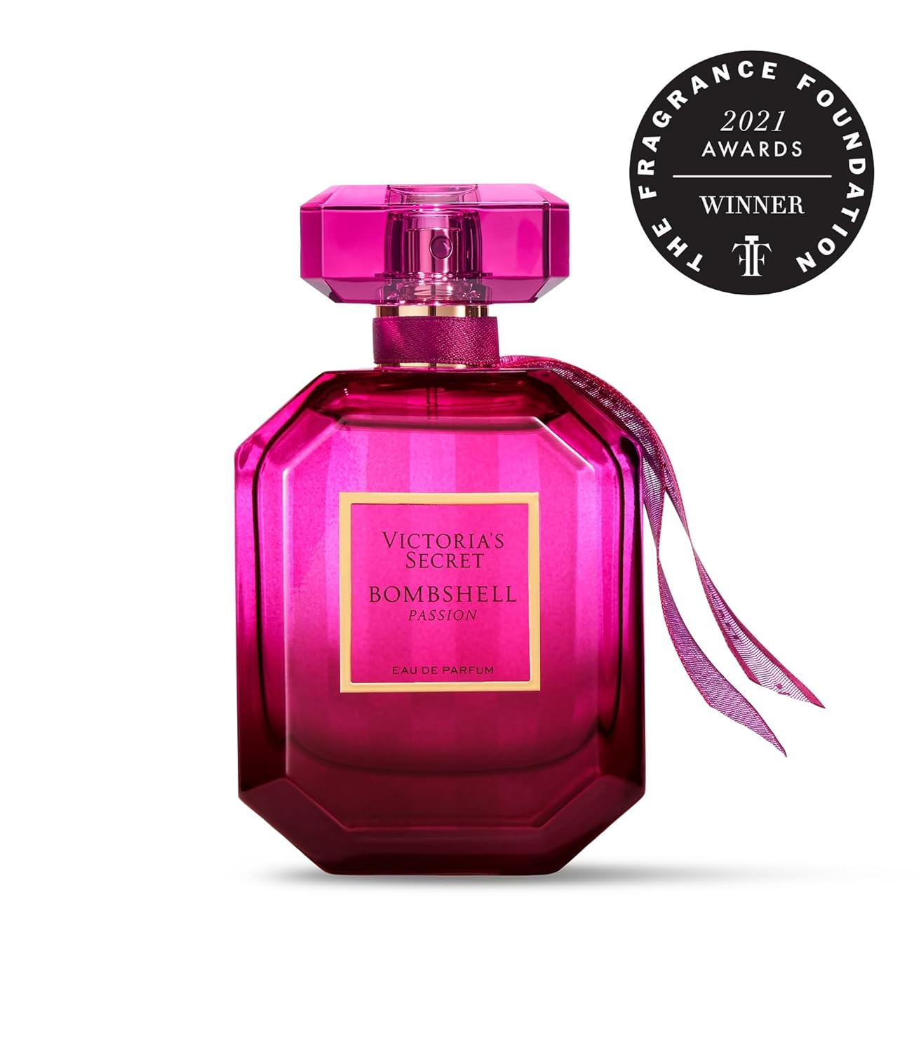 Victoria's Secret Bombshell Passion Eau de Parfum, Notes of Sparkling Cassis, Queen Peony & Fuchsia Rose, Perfumes for Women (1.7 oz) - Image 4