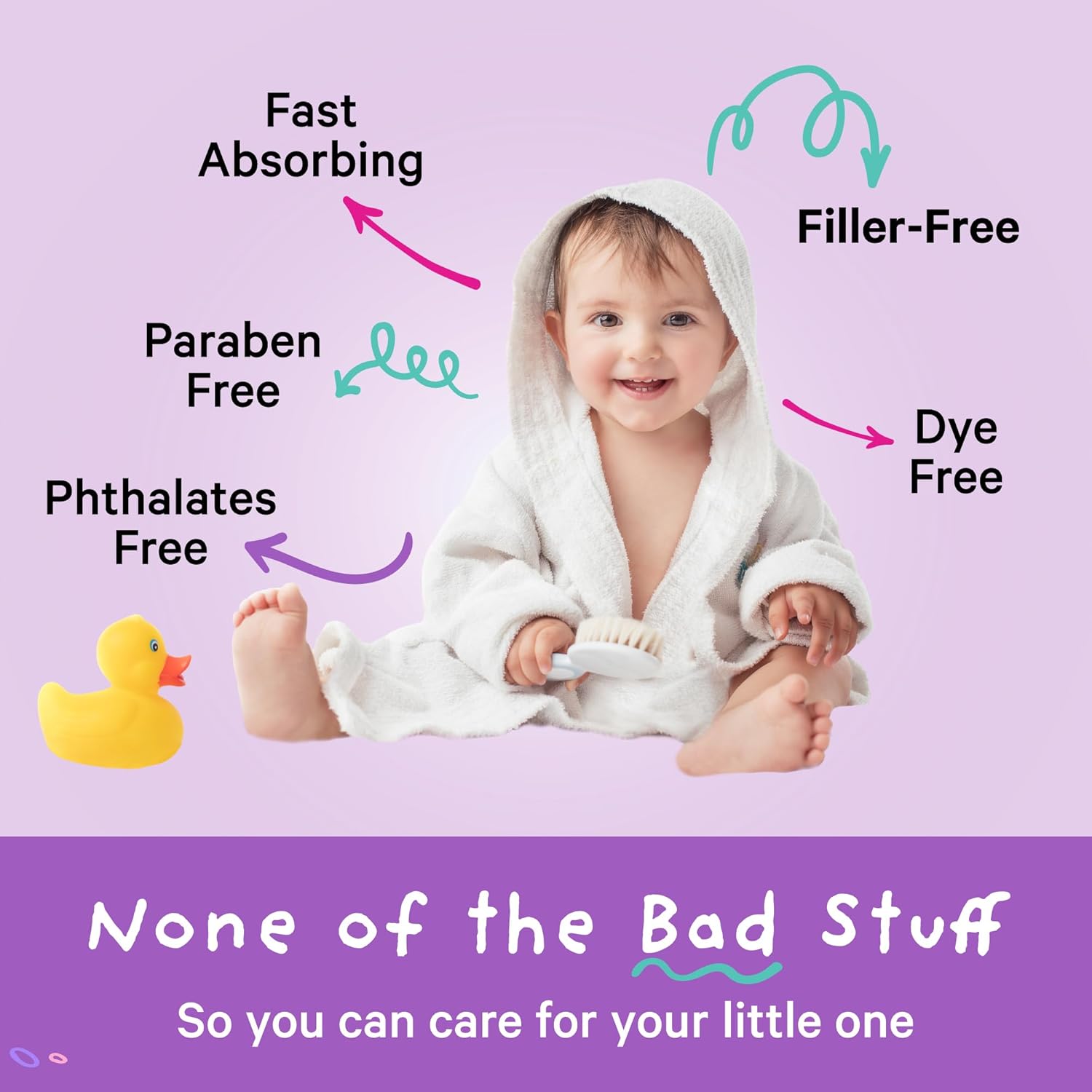 Pink Stork Baby Bath Flakes, Calming Fragrance Free Magnesium Bath Salts for Infants and Toddlers to Help Soothe Diaper Rash, Irritation, and Support Restful Sleep Without Melatonin - 16 oz - Image 6