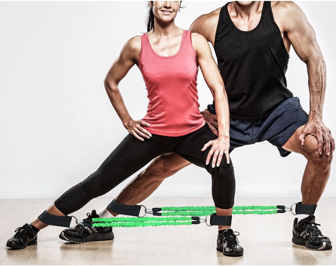 Ankle Resistance Training Speed and Agility Training Tool Ankle Resistance Bands for Football Basketball Taekwondo Yoga Boxing Soccer Kick Boxing Thai Punch Karate Running - Image 4