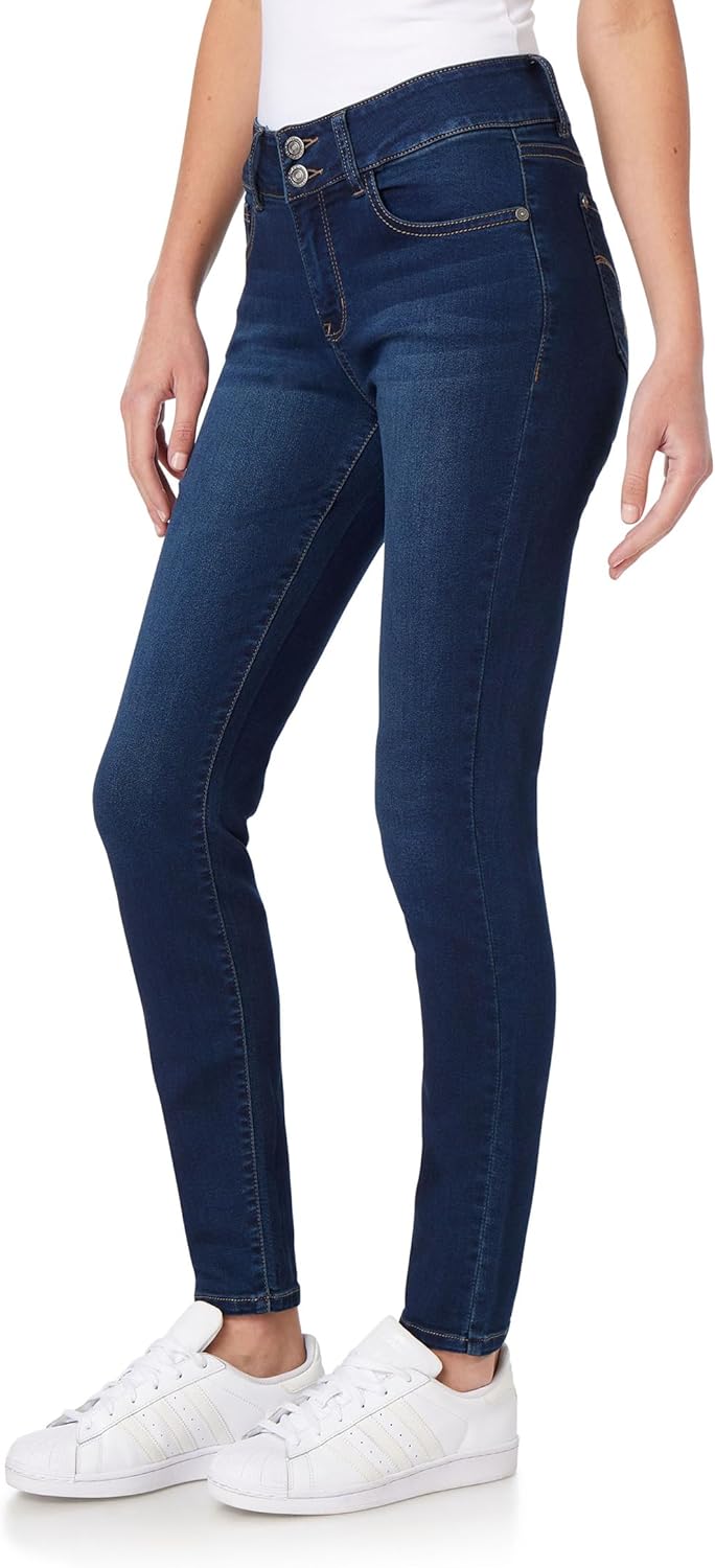 WallFlower Women's Ultra Skinny Mid-Rise Insta Soft Denim Juniors Jeans (Also Available in Plus Sizes) - Image 2