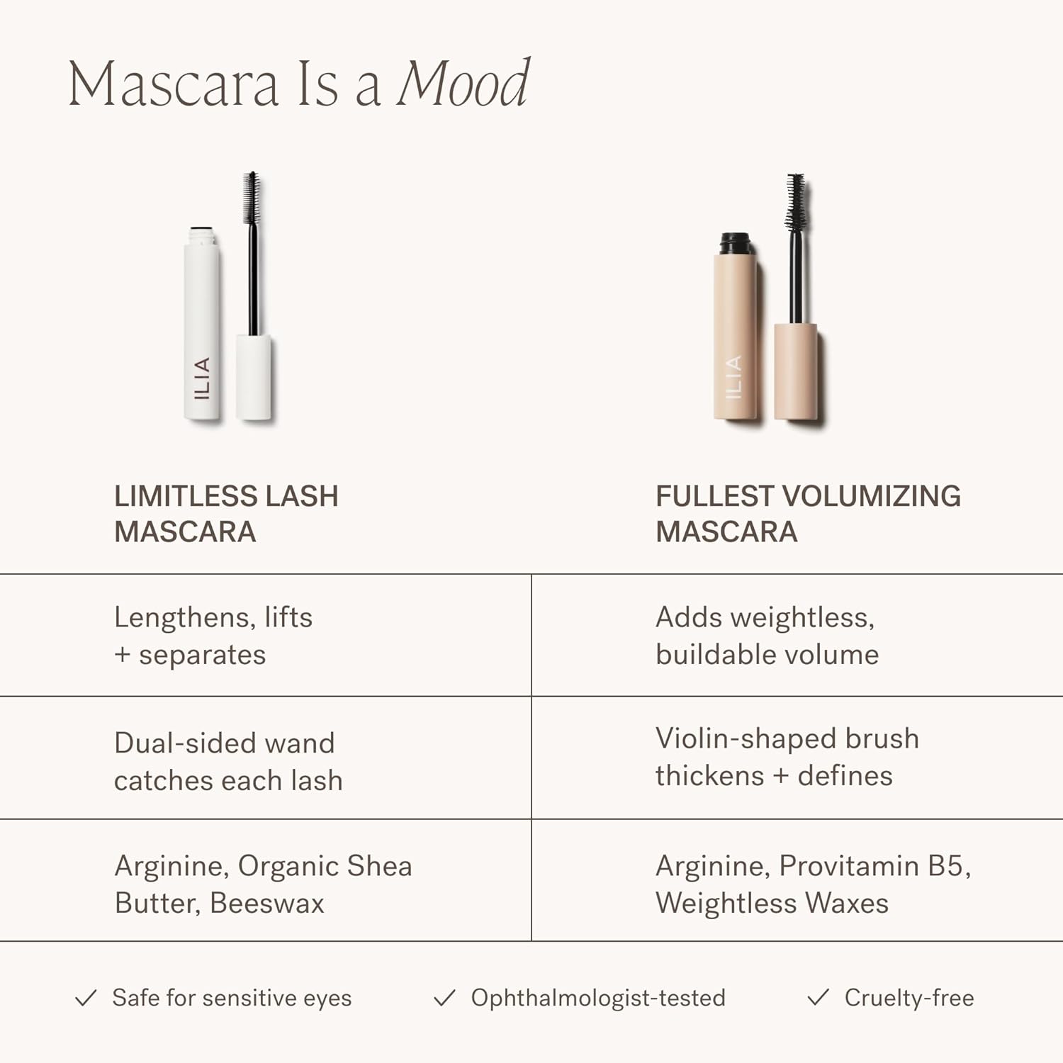 ILIA - Limitless Lash Mascara | Non-Toxic, Cruelty-Free, Lightweight & Nourishing, Flake + Smudge-Resistant, Clean Mascara, Ophthalmologist-Tested, Safe For Sensitive Eyes - Image 9