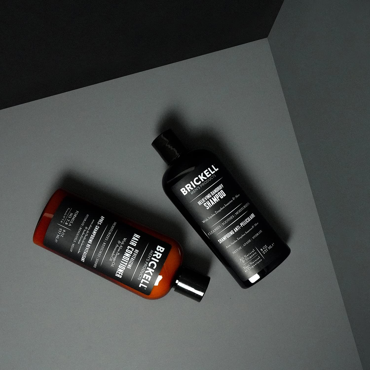 Brickell Men’s Daily Relieving Hair Care Routine, Dandruff Shampoo and Conditioner Set For Men, All Natural and Organic, Scented - Image 8
