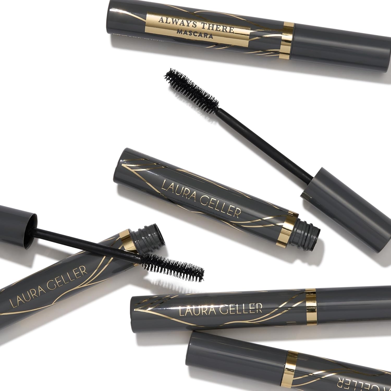 LAURA GELLER NEW YORK LAURA GELLER Always There Waterproof Lengthening Mascara in Black | - Lengthening, Defining, Curling, Buildable Formula Eye Makeup- Innovative Lengthening Brush- 1 count - Image 7