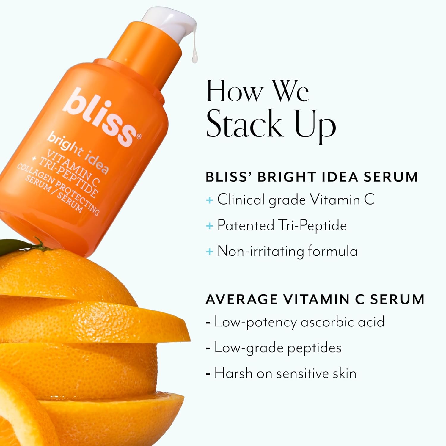 Bliss Bright Idea Vitamin C + Tri-Peptide Collagen Brightening Face Skincare Serum - Anti Aging, Reduces Dark Spots, Boosts Skin Elasticity - Clean - Vegan & Cruelty-Free - 1 Fl Oz - Image 5