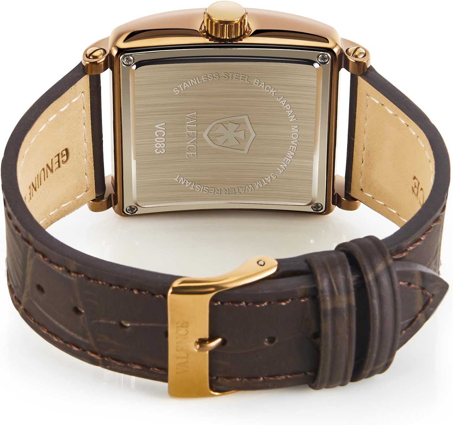 Vintage Wrist Watch for Women, Women's Watch with Leather Band, Face Square Classic Watches, Ladies Quartz Women Wrist Watch - Image 5