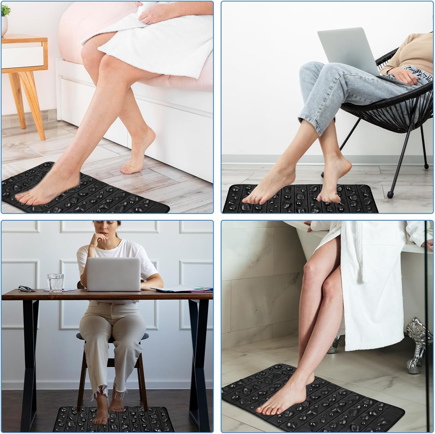 High Elasticity Foot Acupressure Mat,Foldable Particle Foot Massager Mat,Foot Pressure Point Pad Mat,Foot Massage Pad for Relieve Foot Pain,Relieve Fasciitis - Image 8