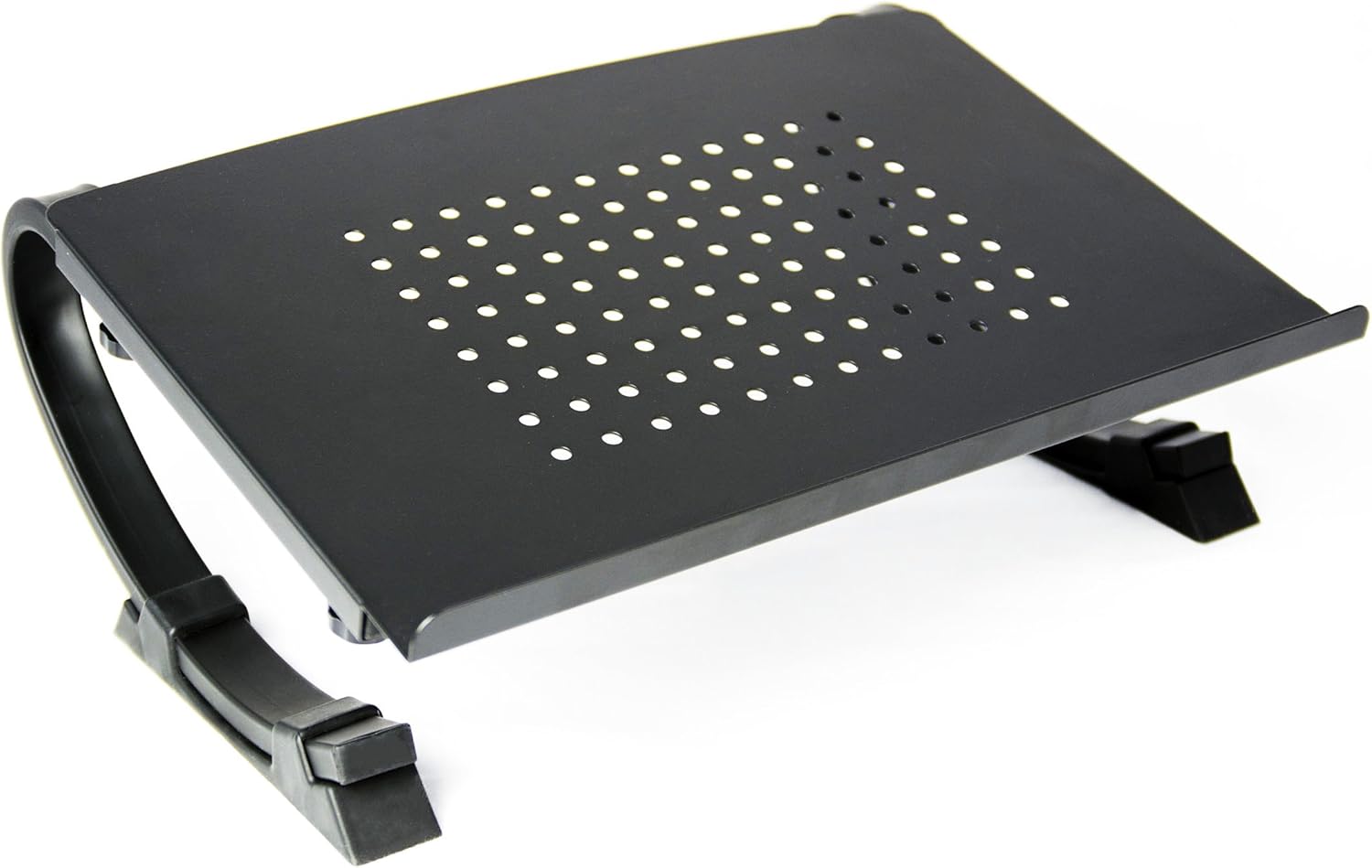 VIVO Black Fully Adjustable Curved Laptop, Notebook and Monitor Riser Stand STAND-V001N - Image 2