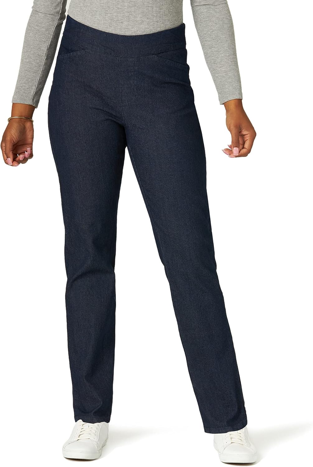 Chic Classic Collection Women's Easy-Fit Elastic-Waist Pant - Image 2