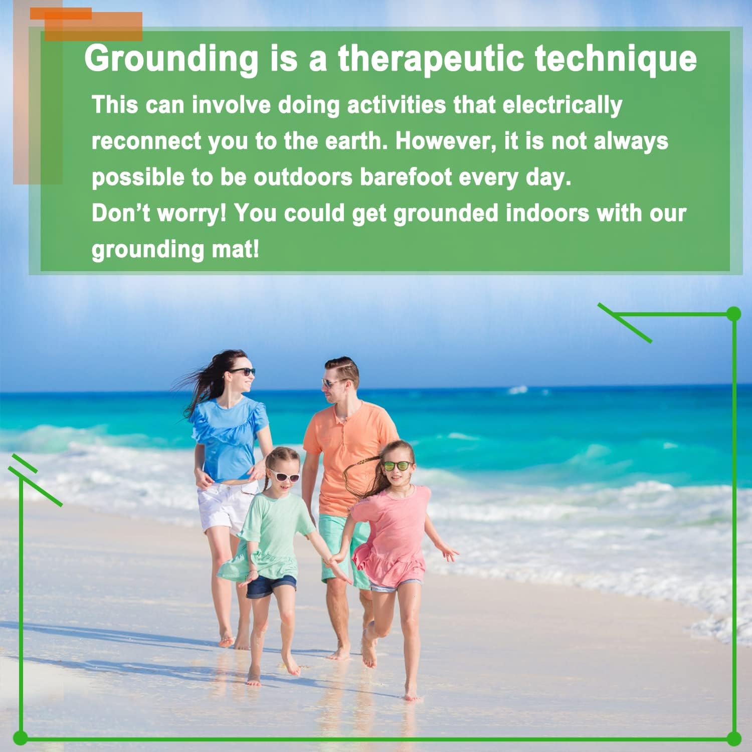 Grounding Mat, Grounding Sleep Mat Grounding Mat for Bed, 100% Conductive Carbon Leatherette Therapy mat with Cord, Grounding Sleep Mat for Earth Relieve Pain (27-71 inch) - Image 7