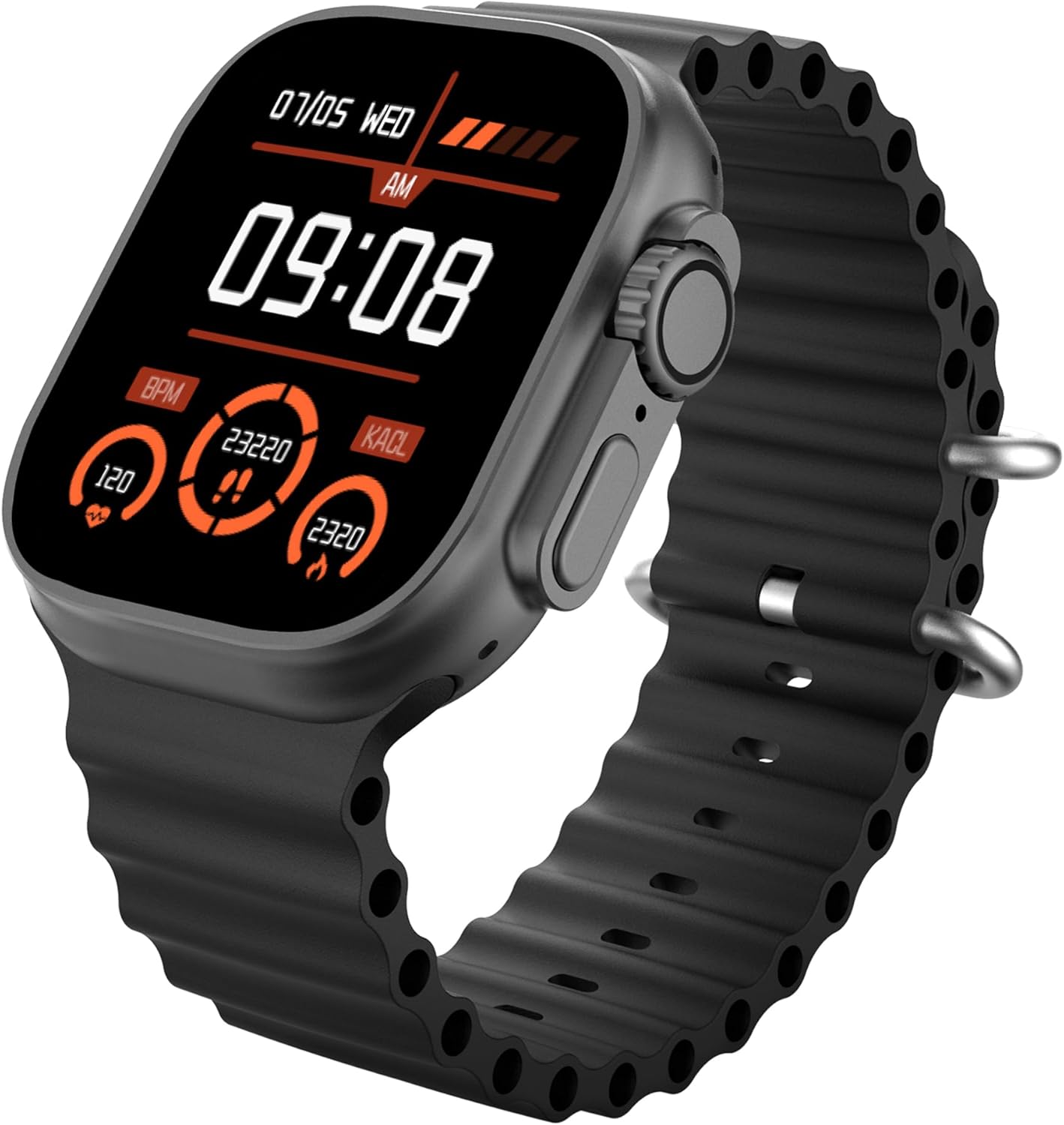 Smart Watch Storm U with BT Calling Gun Metal, Smartwatch for Men, Smartwatch for Women, Sleep Monitor, Blood Pressure and Oxygen Monitor, Voice Assistant, Pedometer Steps, Remote Camera, Watch Bands - Image 5