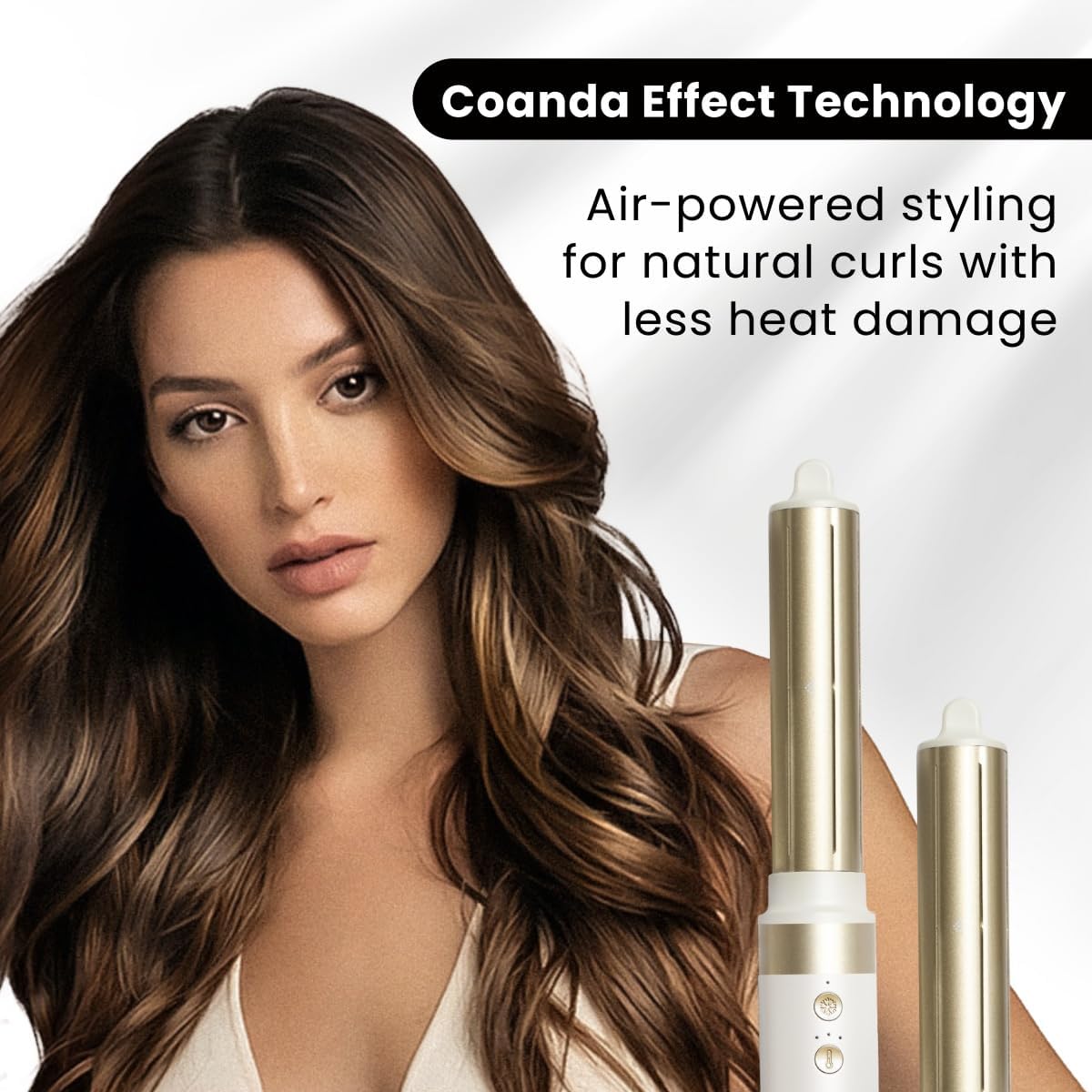 6-in-1 Air Wrap Multi Hair Styler - Advanced High-Speed Dryer & Auto Curler, Tight Grip, Fast Drying, No Heat Damage, Styling System Set - Image 5