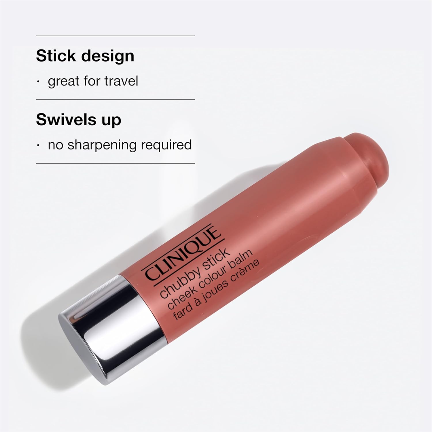 Clinique Chubby Cream Blush Stick Cheek Colour Balm | For a Healthy-Looking Glow - Image 4