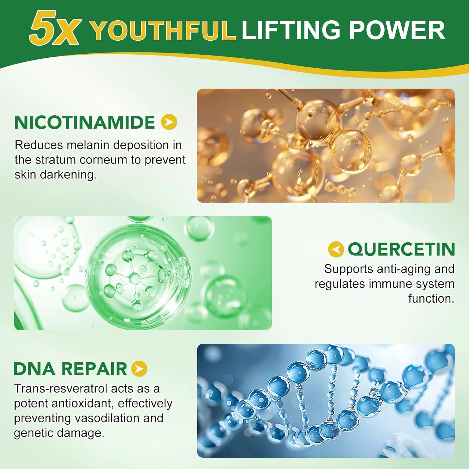 NAD Supplement - Liposomal Nicotinamide Riboside 900mg, Resveratrol, Quercetin - High Purity NAD Supplement for Energy, Support Cellular Health, Stamina & Healthy Aging - Ultra Strength 80 Capsules - Image 5