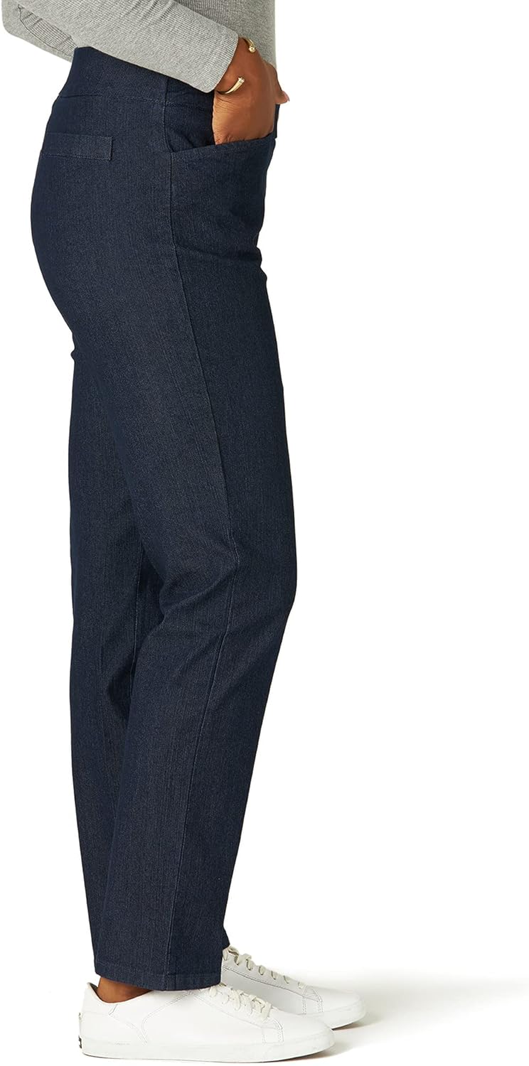 Chic Classic Collection Women's Easy-Fit Elastic-Waist Pant - Image 3