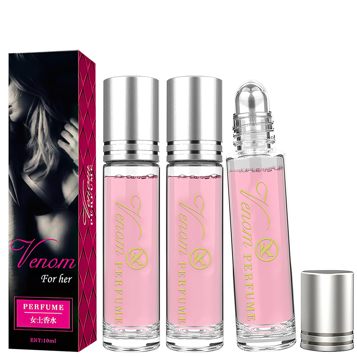 Lunex Phero - Women's Pheromone Perfume, Fresh Long-Lasting Portable (3PCS) - Image 2